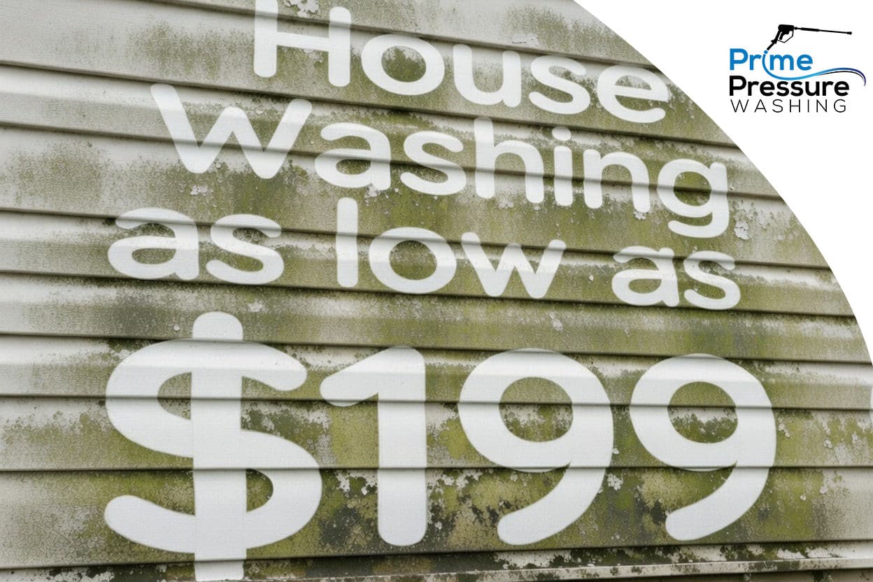 Project Affordable House Washing at Prime Pressure Washing image