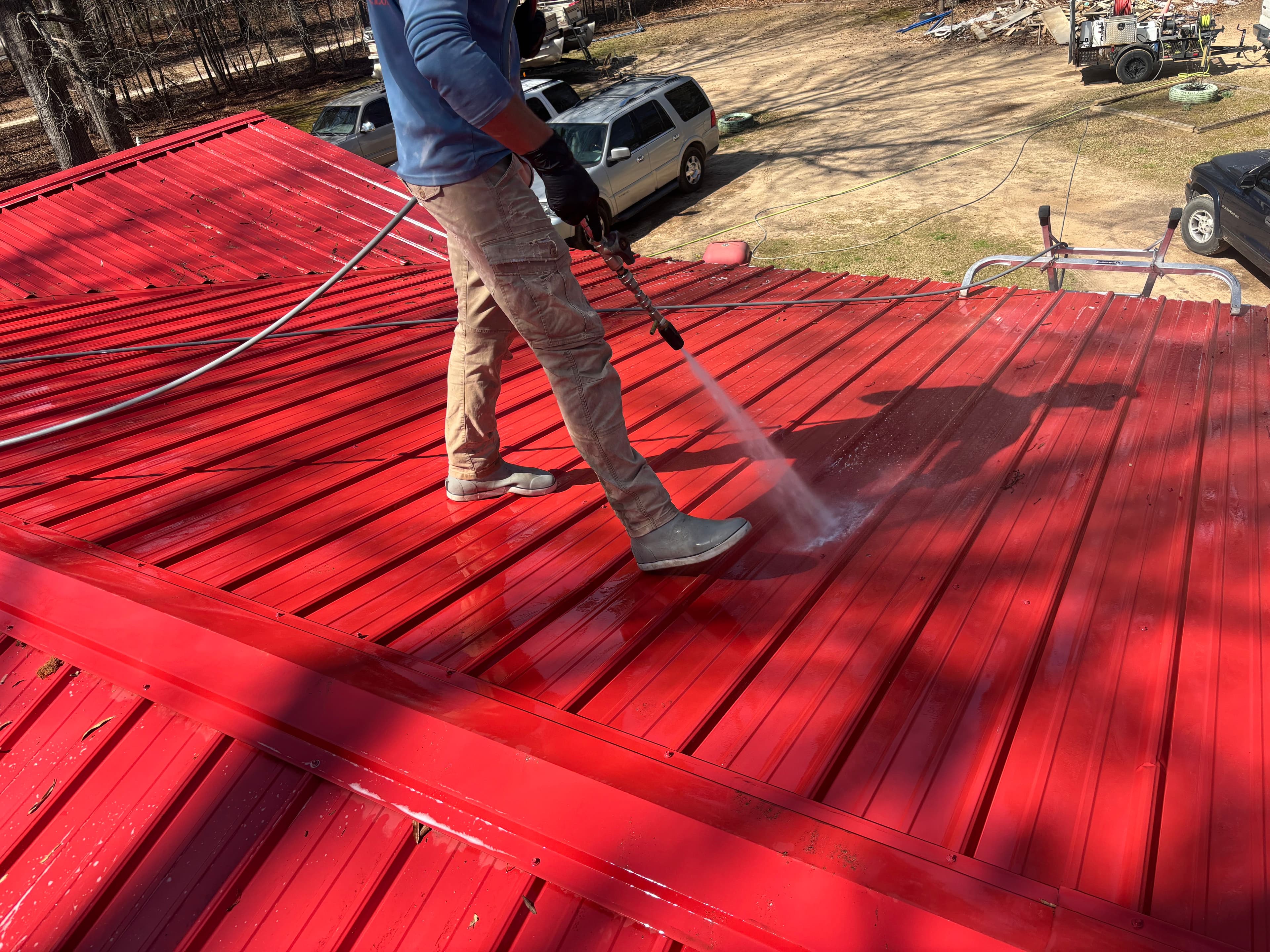 Project Sparkle and Shine - Metal Roof Transformation image