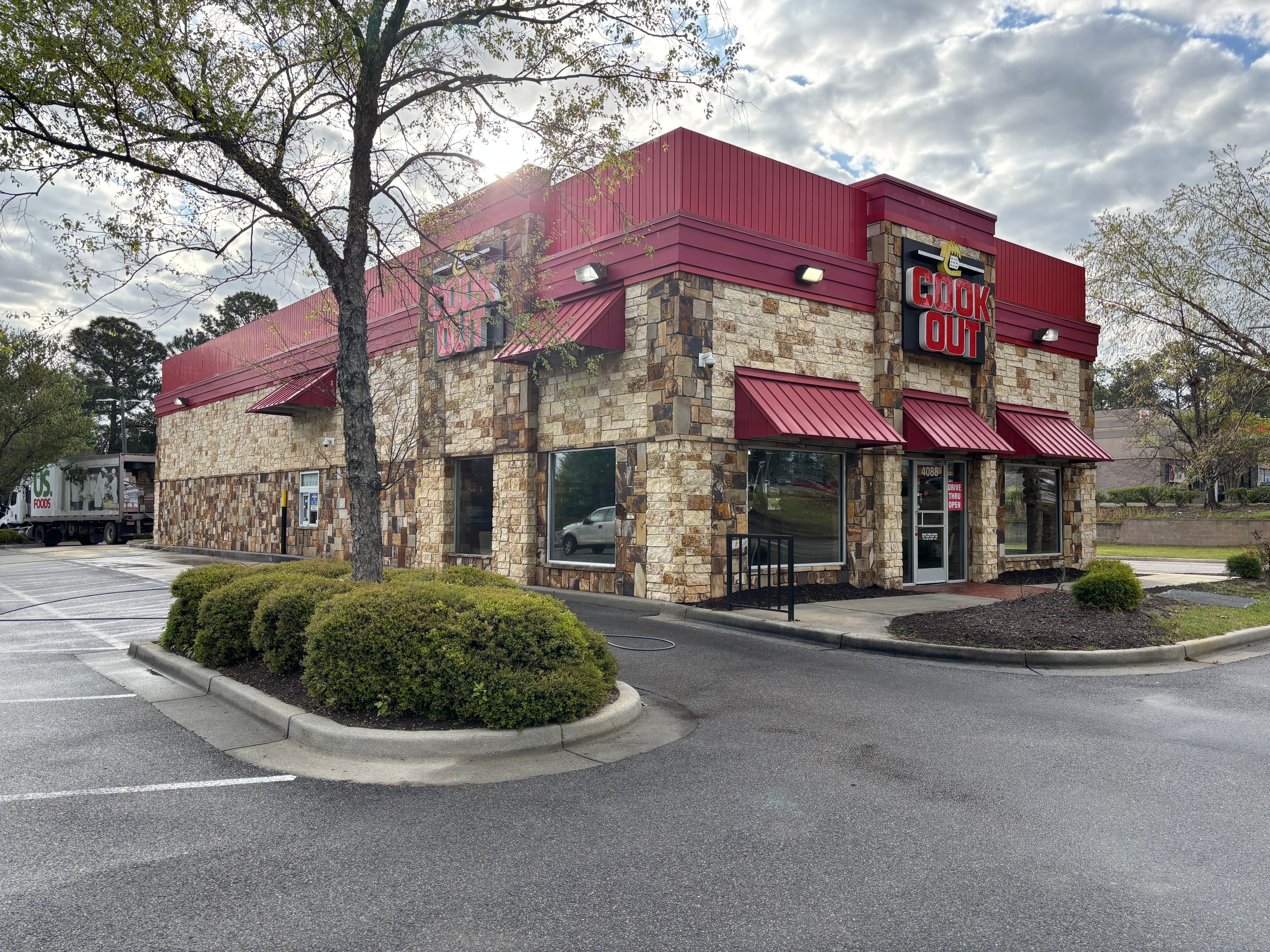 Project Full Exterior Pressure Wash at Cookout Restaurant image