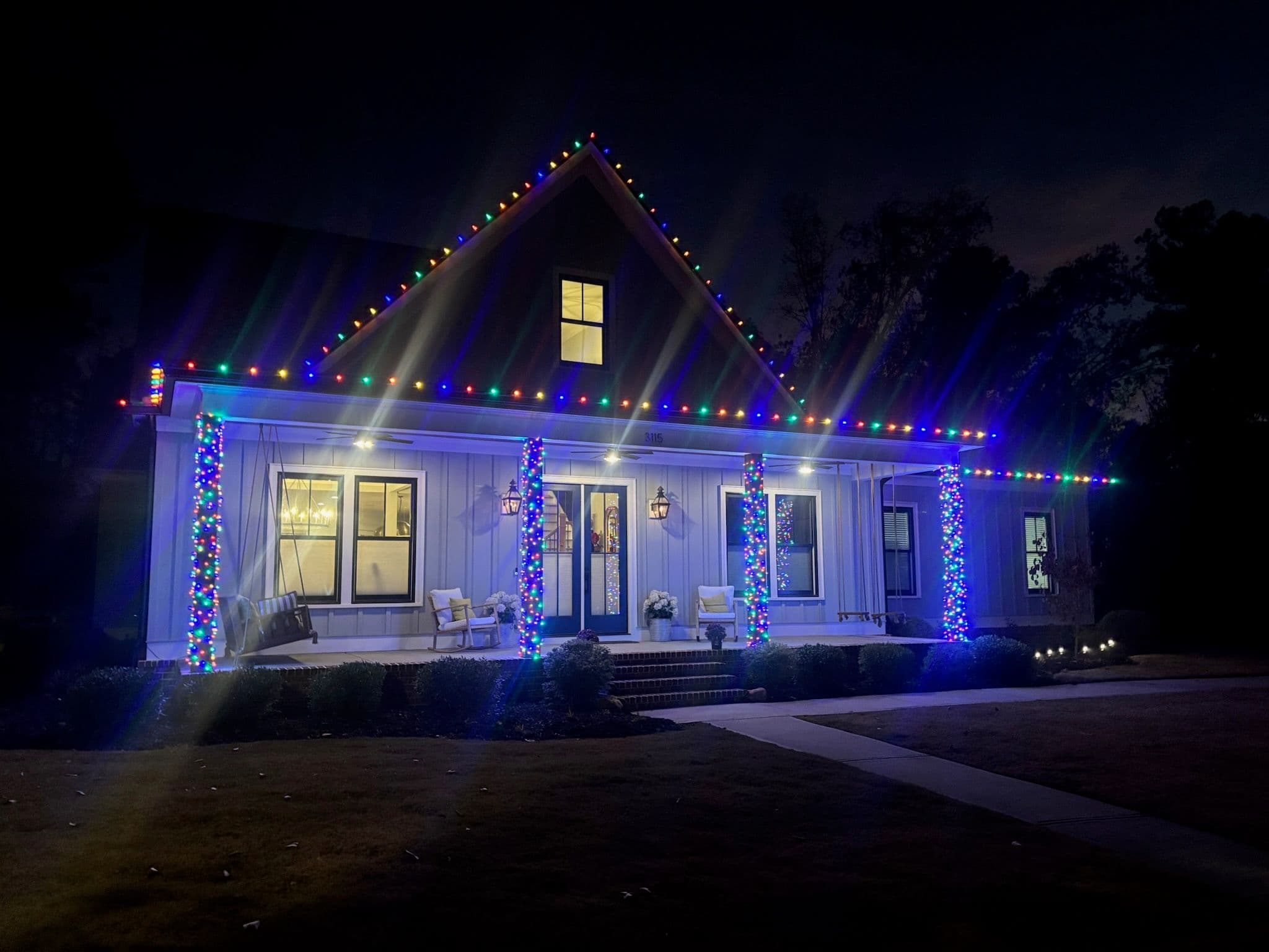 Project Festive Holiday Lighting Installation by Prime Pressure Washing image