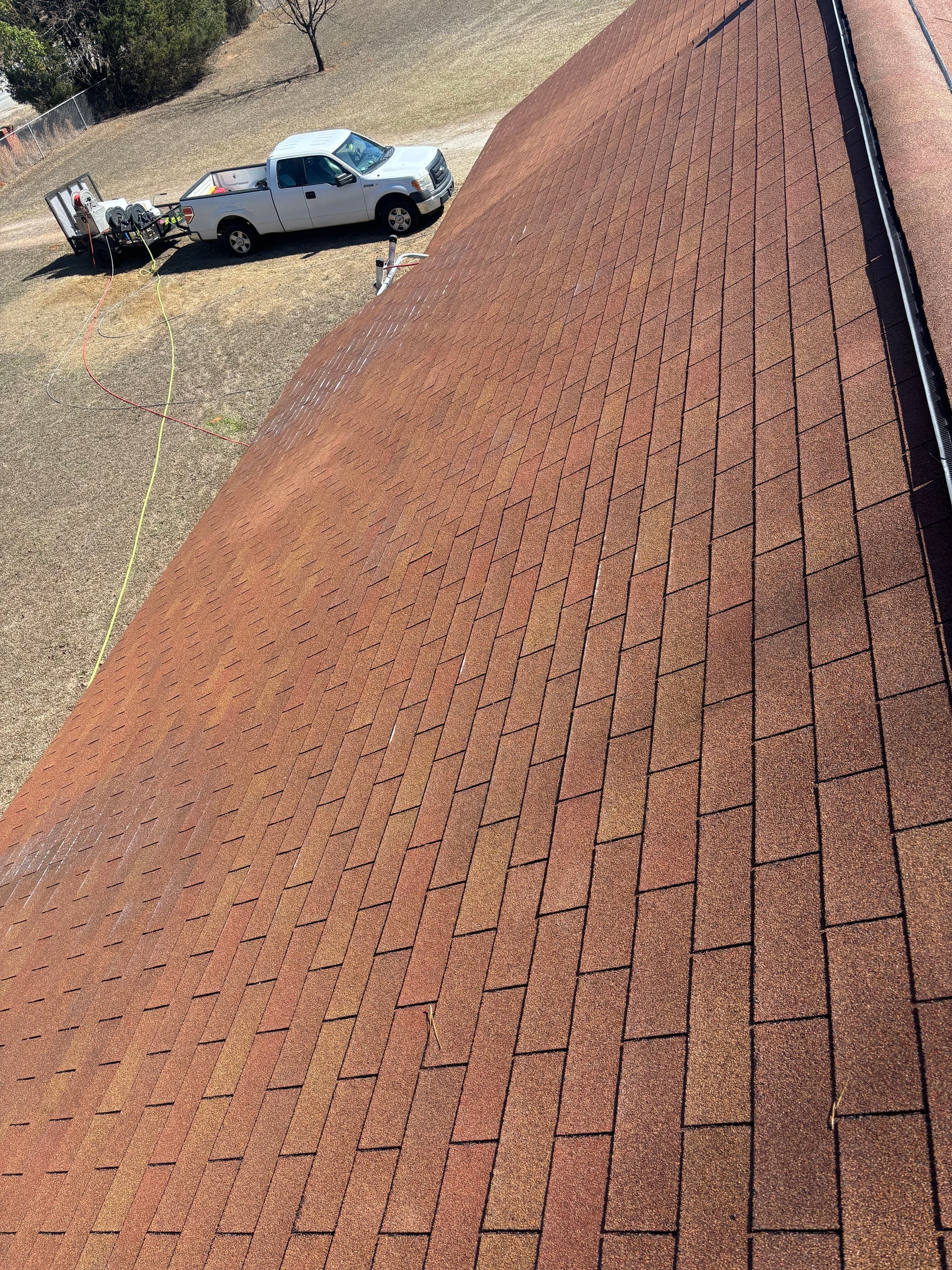 Gallery photos for Roof Washing Transformation: Image #1